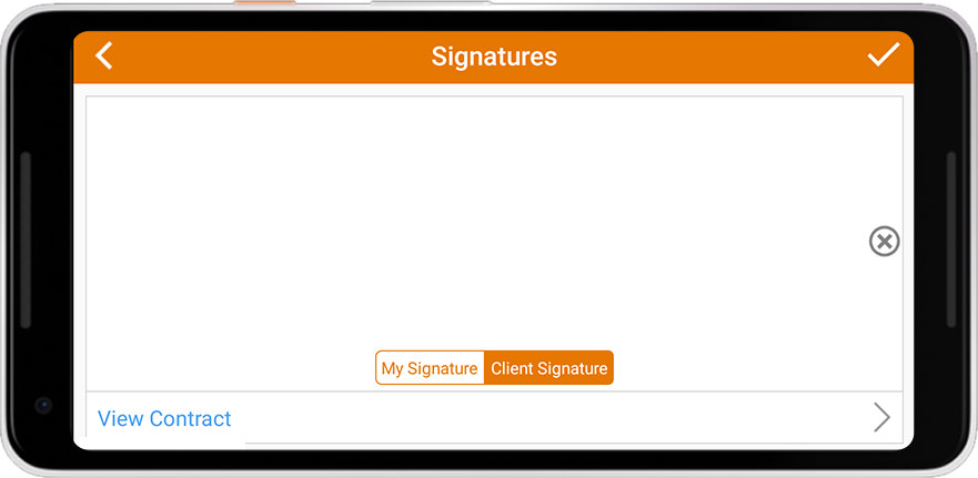 Digital signatures Mockup