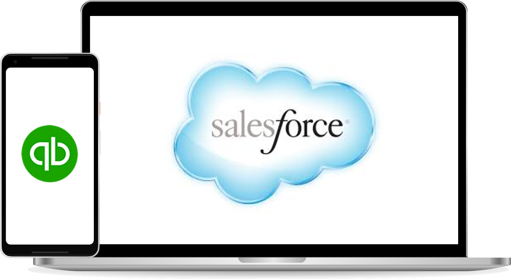 Integrations: QuickBooks, Salesforce and more Mockup